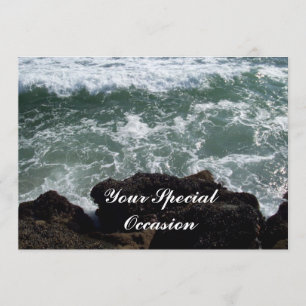 Votre événement spécial Océan ou Plage Invitation