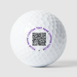 Votre exemple de balles de golf avec texte personn