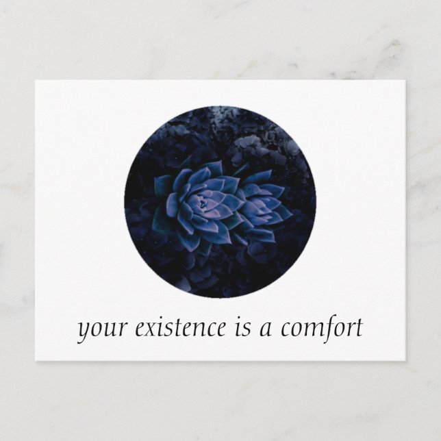 Votre existence est une carte postale Comfort (Devant)