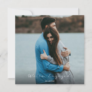 Votre faire-part photo fiançailles invitation