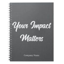 Votre impact compte Cahier personnalisé pour appré