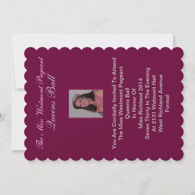 Votre invitation photo (Devant)