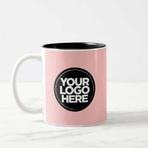 Votre logo Couleurs spéciales Blush Rose Gold Mugs