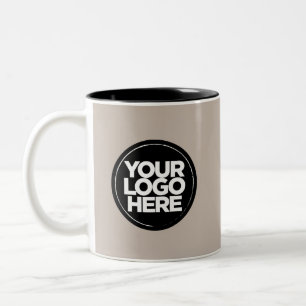 Votre logo Couleurs spéciales Taupe Grey Mugs