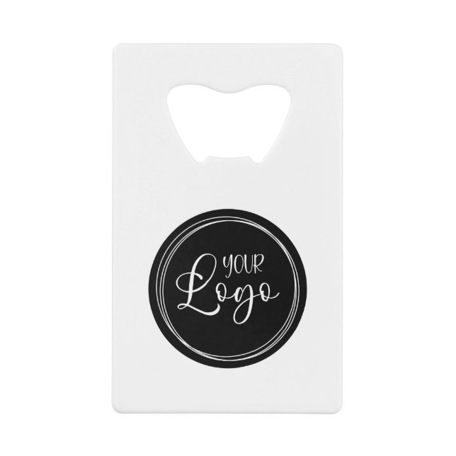 Votre logo d'entreprise sur cercle noir (Devant)