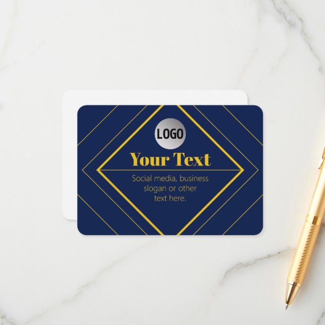 Votre logo et modèle de design personnalisable (Devant/Arrière en situation)