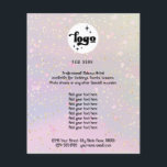 votre logo fausse parties scintillant prospectus<br><div class="desc">esthétique,  soins de la peau,  salon de beauté,  flyer coiffeur</div>