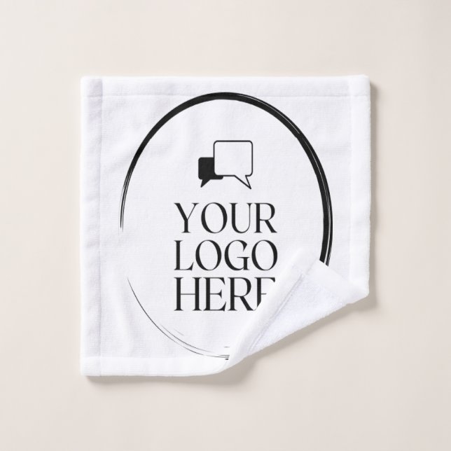 Votre logo ici (Gant de toilette)