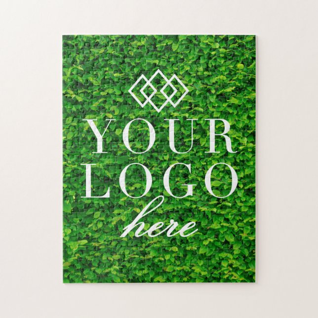 Votre logo ici la verdure| Puzzle personnalisé (Vertical)