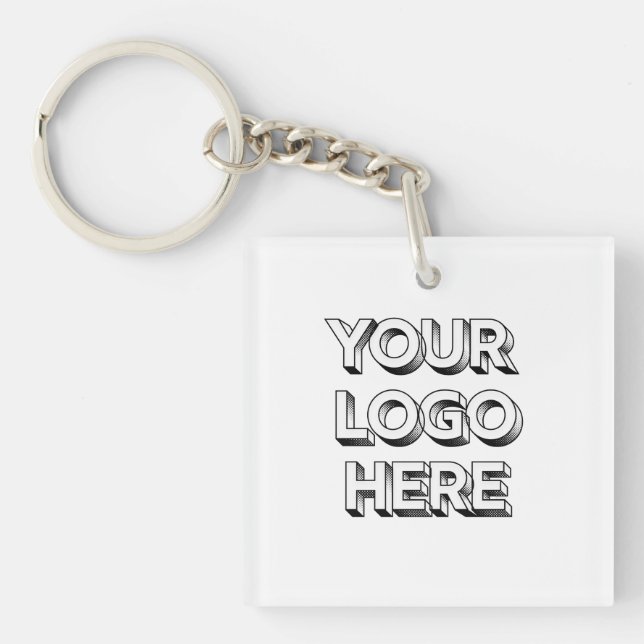 Votre logo ici porte-clés et lanières (Devant)