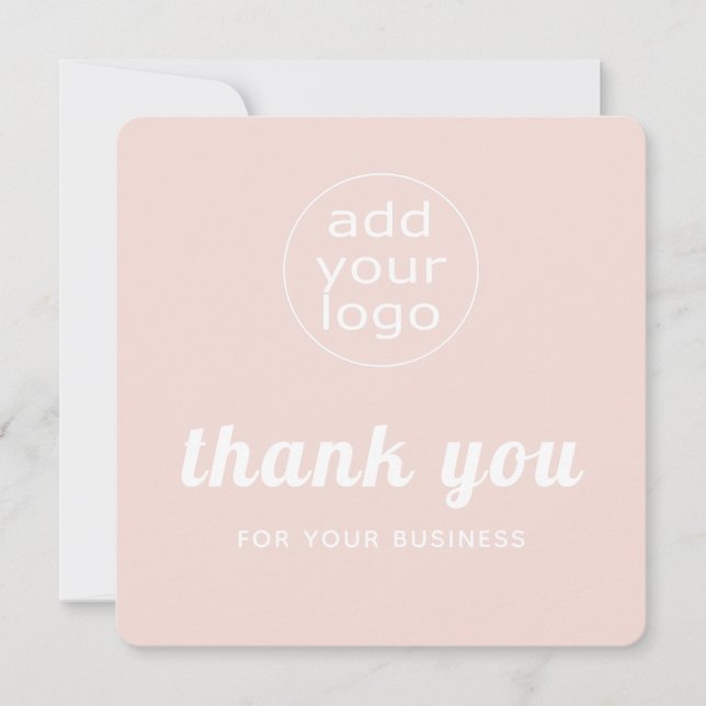 Votre logo merci pour votre entreprise  (Devant)