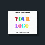 Votre logo Nom Site Web Toile promotionnelle Impri<br><div class="desc">Logo Personnalisé Nom Site Web Promotionnel Personnalisé Entreprise Bureau Promotion Professionnel ou Personnel Personnalisable Couleurs et Texte Moderne Toile Imprimer / Cadeau - Ajouter Votre Logo - Image - Photo / Nom - Entreprise / Site Web ou E-mail ou Téléphone - Coordonnées / Adresse - Redimensionner et déplacer ou ajouter...</div>
