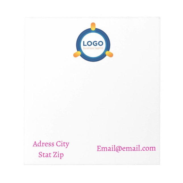 Votre logo ou Bloc-notes de conception | Entrepris (Devant)