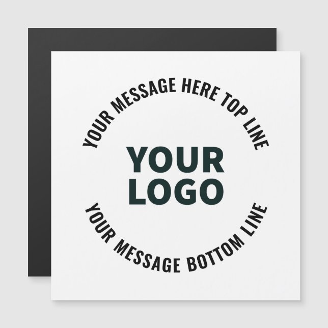 Votre logo ou image | Texte éditable gras (Devant / Derrière)