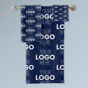 Votre logo ou motif répétitif d'image Bleu marin