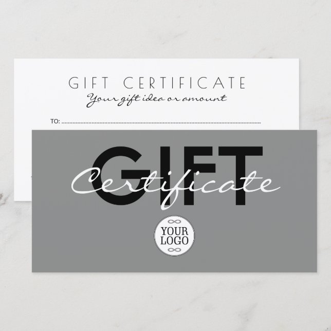 Votre logo - Point - Fond BLANC certificat (Devant / Derrière)