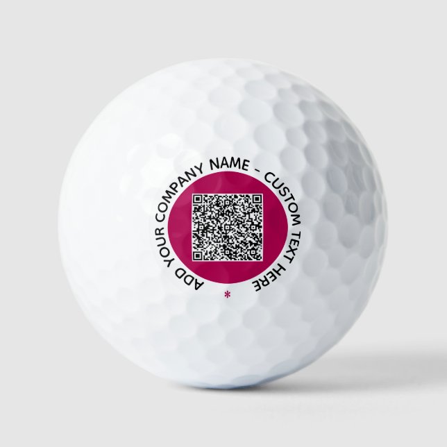 Votre modèle de balles de golf avec texte personna (Recto)