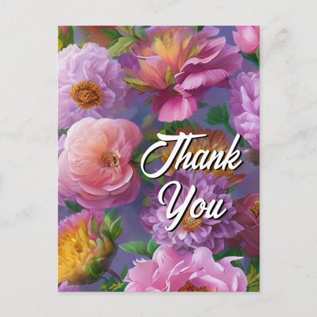 Votre modèle de fleurs mixtes de texte personnalis (Devant)