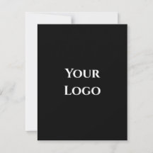 Votre modèle de logo carte de design simple noir