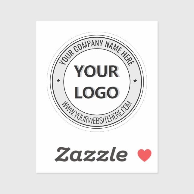 Votre modèle de sticker promotionnel d'entreprise  (Feuille)