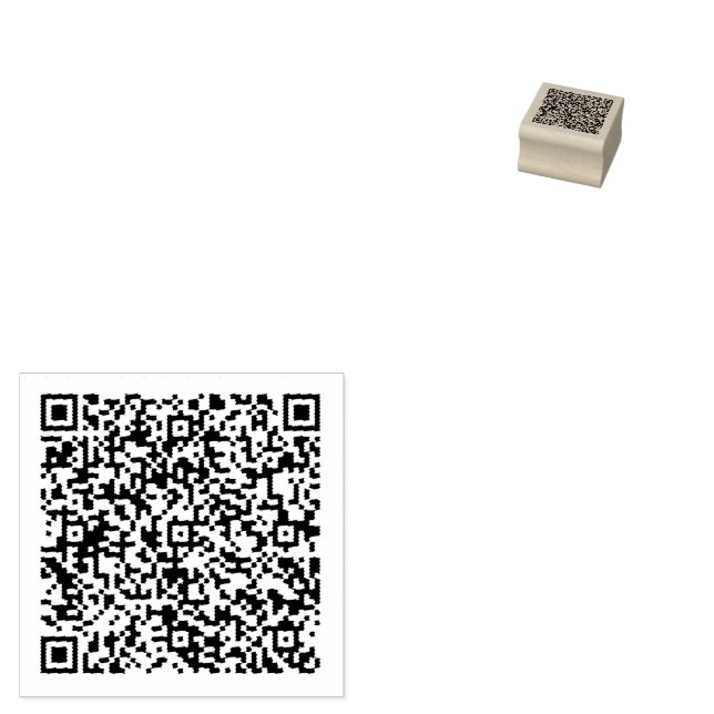 Votre Modèle de tampon de code QR personnalisé de  (Tamponné)