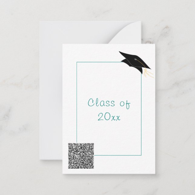 Votre Modèle d'invitation de la Partie de Graduati (Dos)