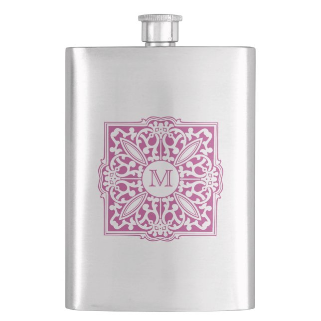 VOTRE MONOGRAMME dans cadre décoratif fiole person (devant)