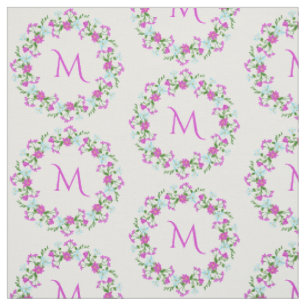 Votre monogramme dans un tissu personnalisé de cad