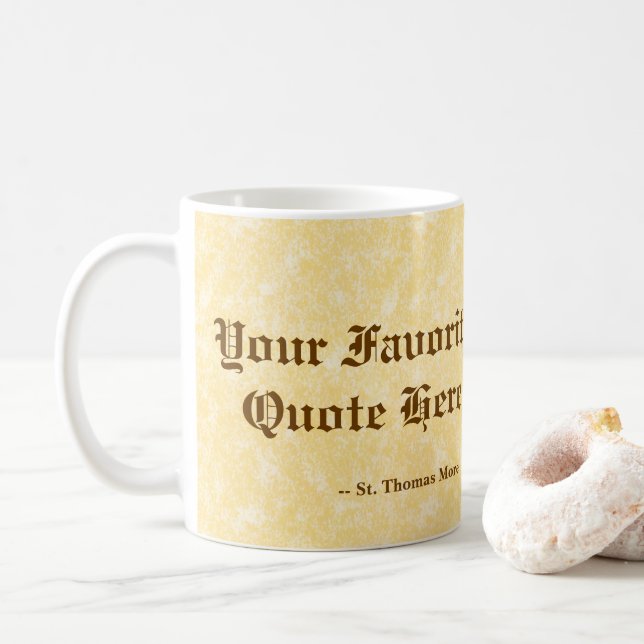 Votre Mug de Café avec Citation Préférée de St. Th (Avec donut)