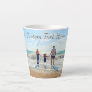 Votre Mug en latte personnalisée avec du texte per