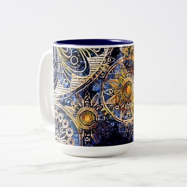 Votre Mug Personnalisé 15 oz Deux Tons (Devant gauche)