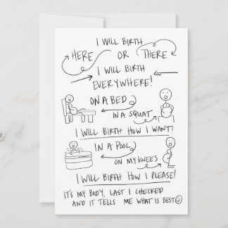 Votre naissance votre carte de voeux de manière