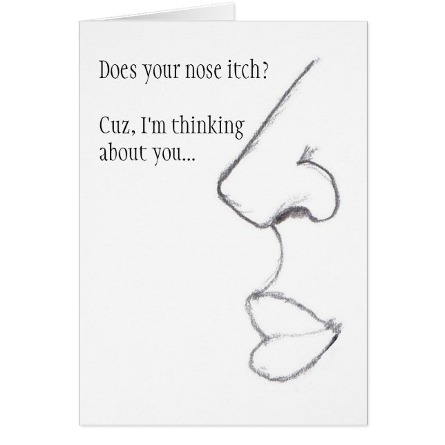 Votre nez démange-t-il ? (Devant)