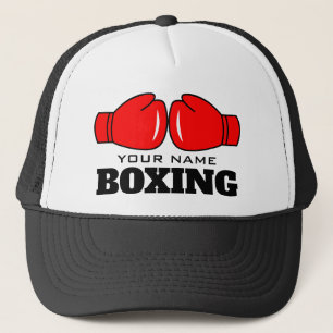 Votre nom boxer casquette de camionneur de gym ave