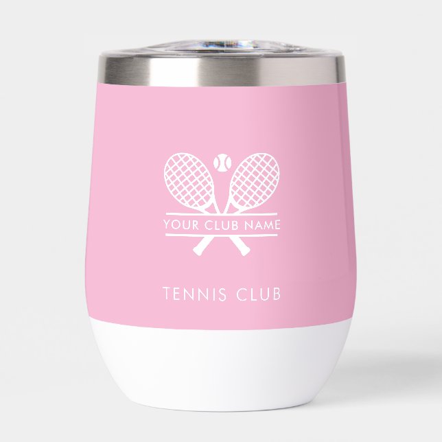 Votre nom Club Raquettes de tennis Motif Personnal (Avant)