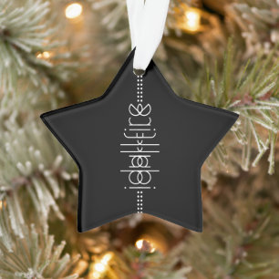 Votre nom en tant que glyphes Aliens Unique Noir