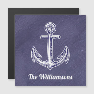 Votre nom Nautical Blue Cabine Porte Marker Cruise