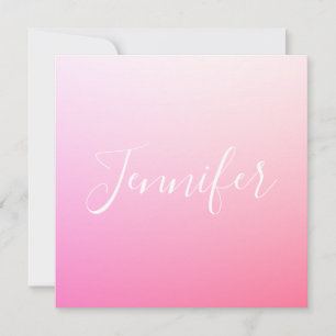 Votre nom ou mot Ombre rose