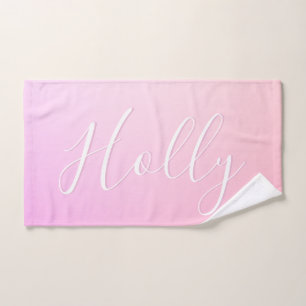 Votre nom ou mot Pink Ombre Gradation