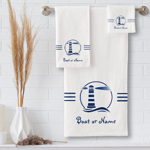 Votre nom ou votre bateau Phare classique nautique