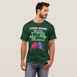 VOTRE NOM Ping Pong Tennis T-shirt