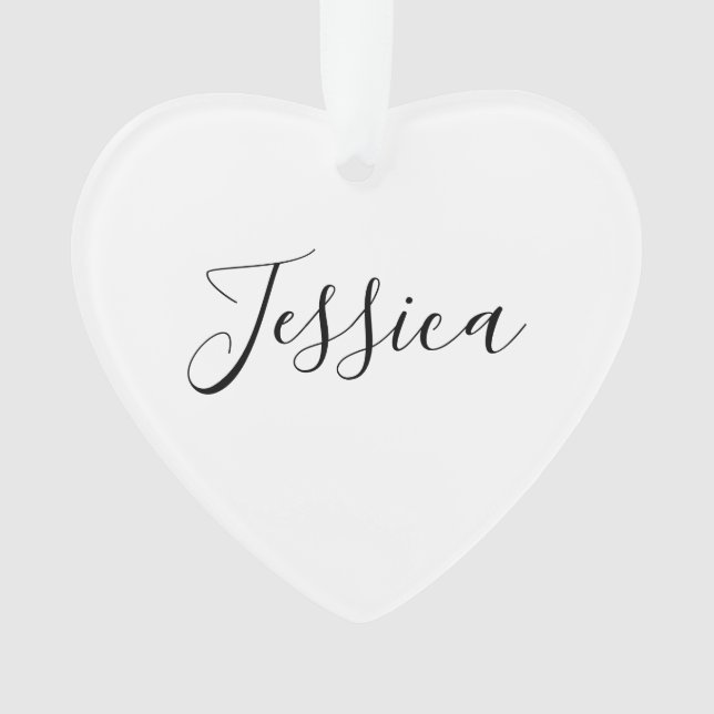 Votre nom | Script élégant (devant)