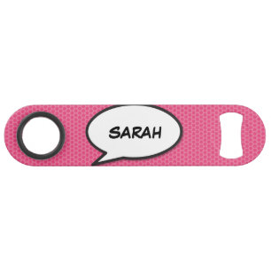 Votre nom Speech Bubble Fun Retro Comédie Livre