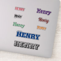 Votre nom Stickers Top Lap Multicolore
