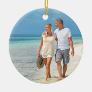 Votre ornement en céramique de création de photo