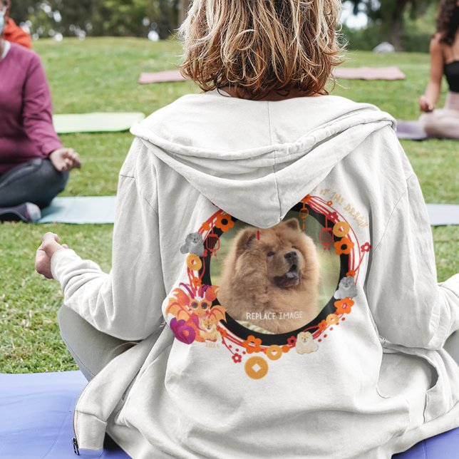 VOTRE PHOTO DE VUE SUR LE DOS Sweat - shirt à capu (Créateur téléchargé)