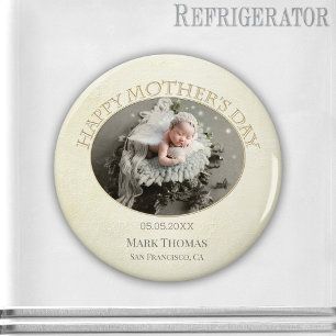 Votre photo Elegant Mère's Day Magnet