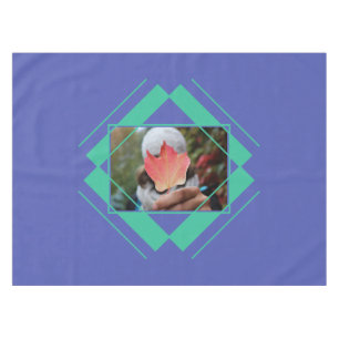 VOTRE PHOTO en nappe géométrique de motif