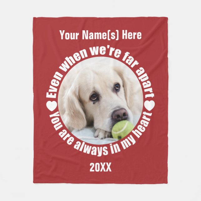 VOTRE PHOTO Far Apart Love polaire couverture (Devant)