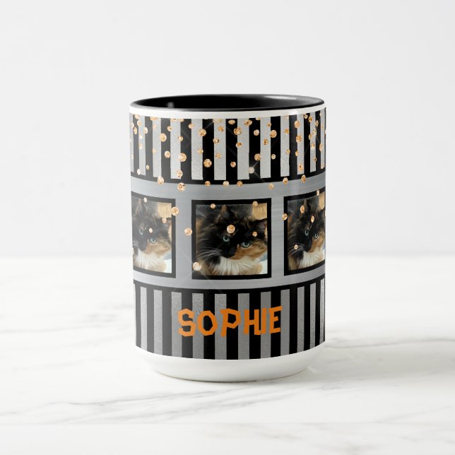 Votre photo ici Parties scintillant Mug personnali (Centre)